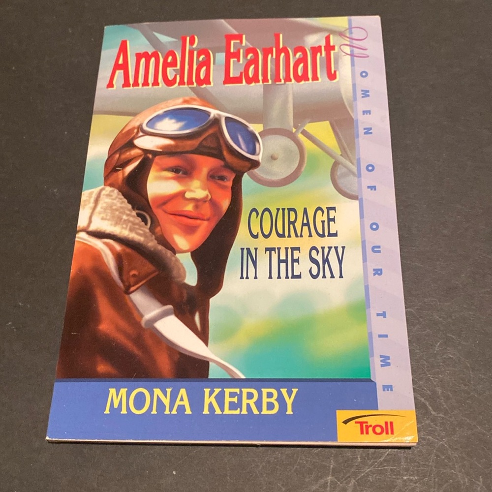 “Amelia Earhart,” paperback